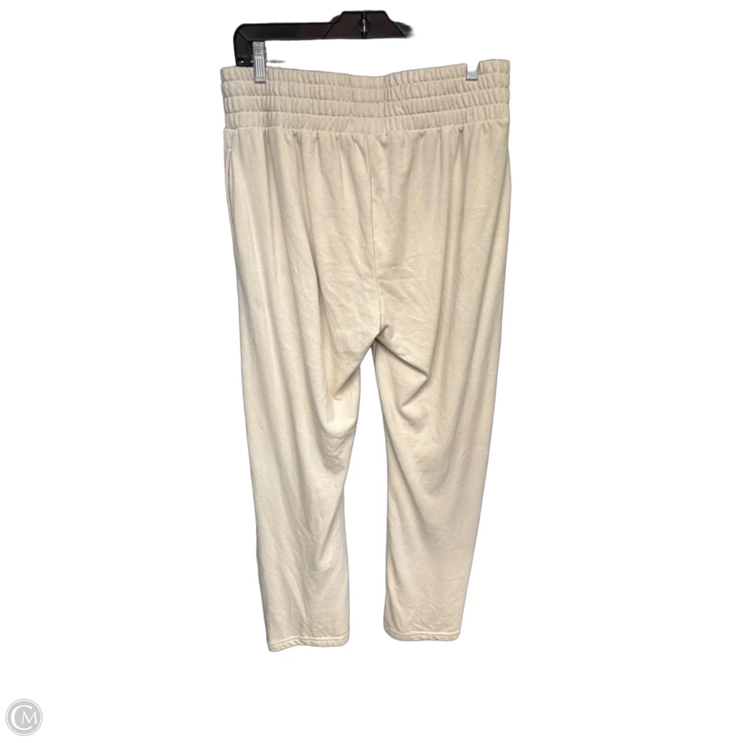 Athletic Pants By Clothes Mentor In Cream, Size: L