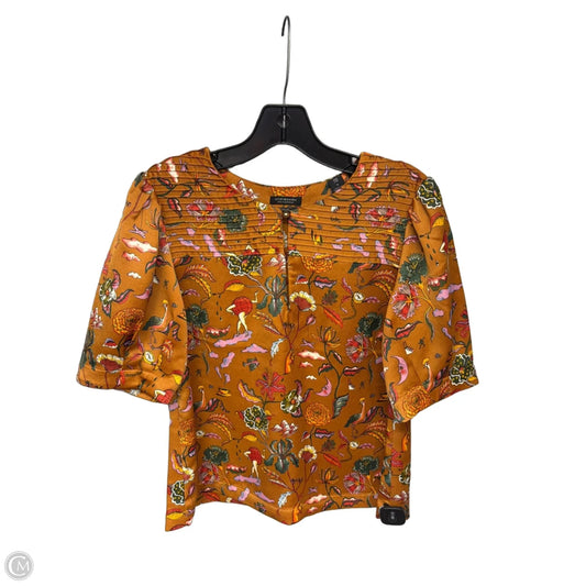 Top Short Sleeve By Scotch & Soda In Orange, Size: S
