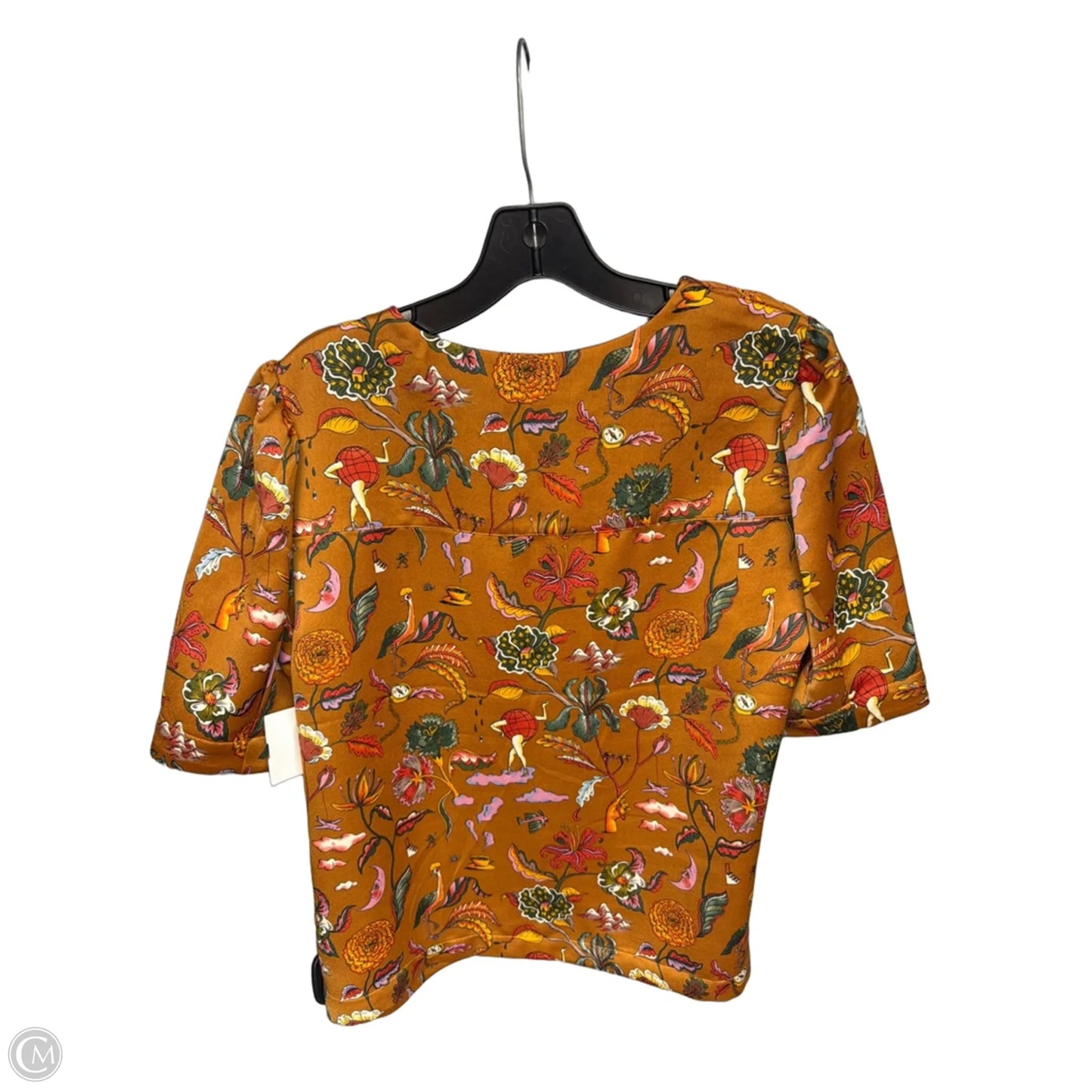 Top Short Sleeve By Scotch & Soda In Orange, Size: S