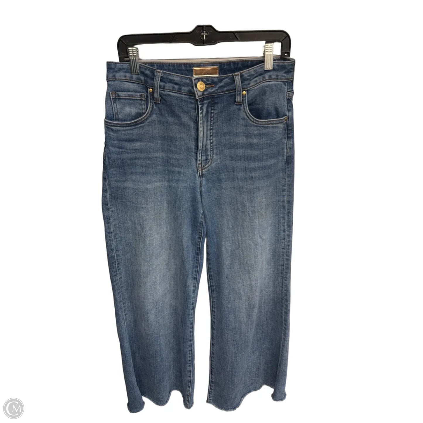 Jeans Wide Leg By Kut In Blue Denim, Size: 4