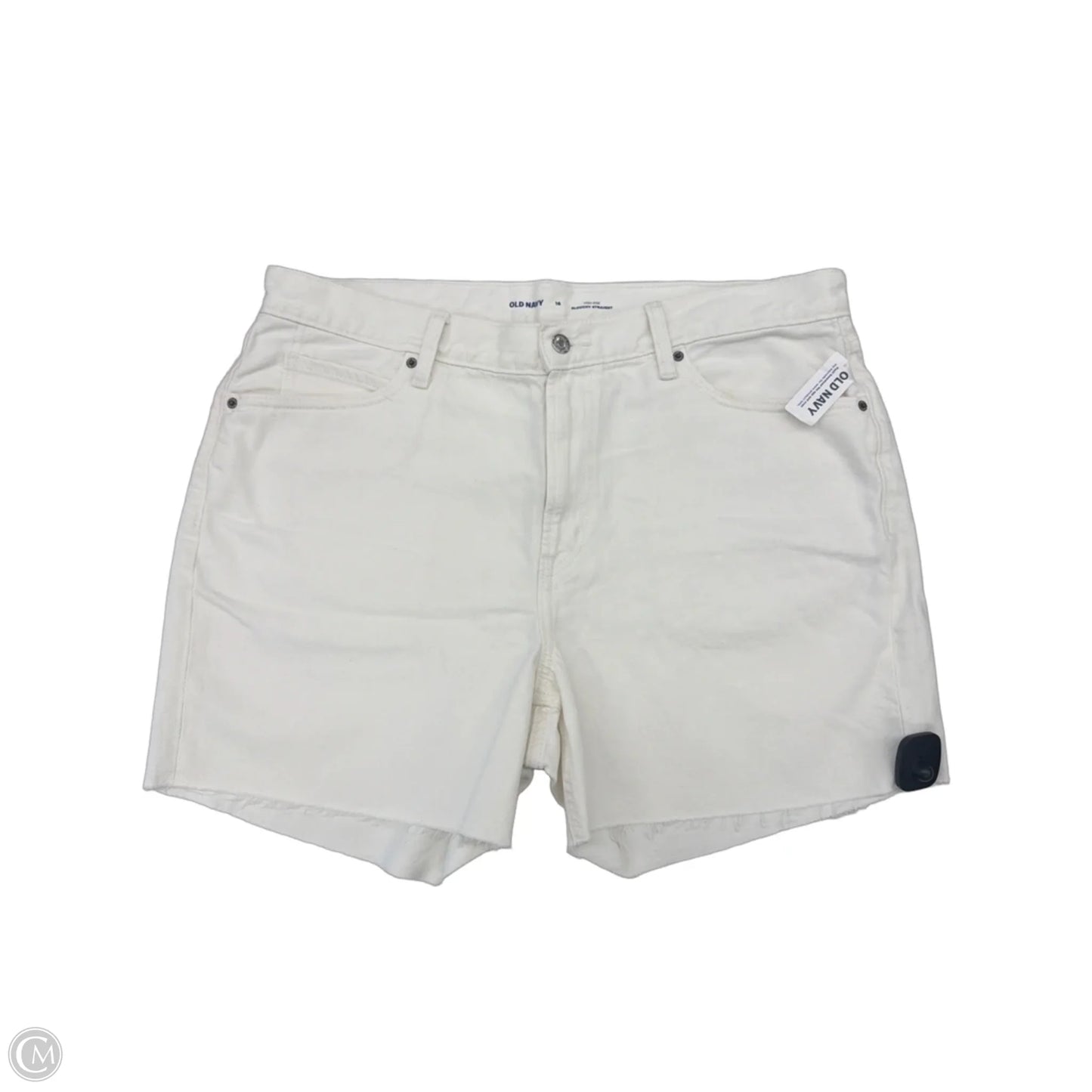 Shorts By Old Navy In White Denim, Size: 16