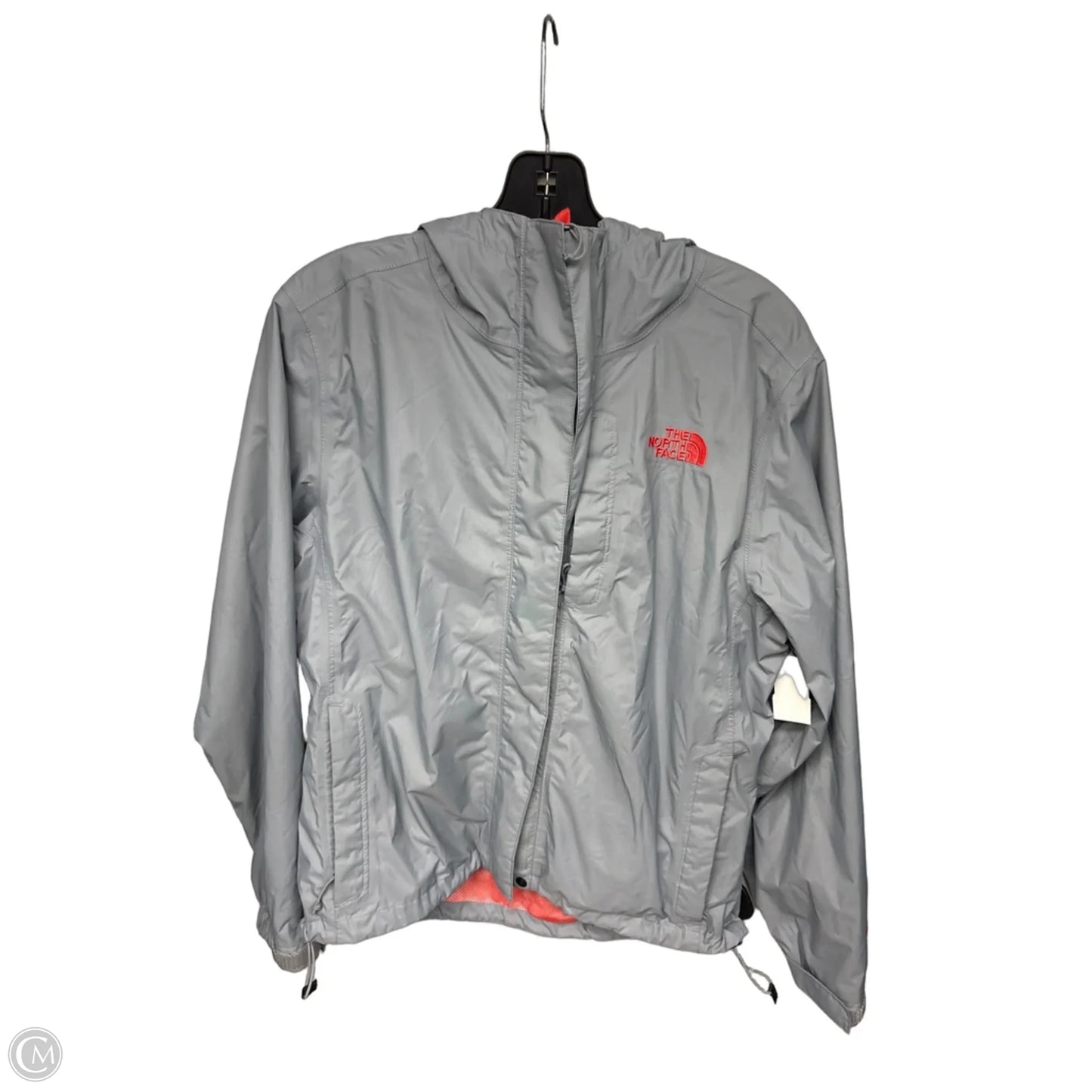 Jacket Windbreaker By The North Face In Grey, Size: S