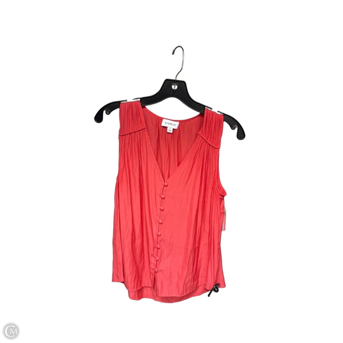 Top Sleeveless By Evereve In Orange, Size: S