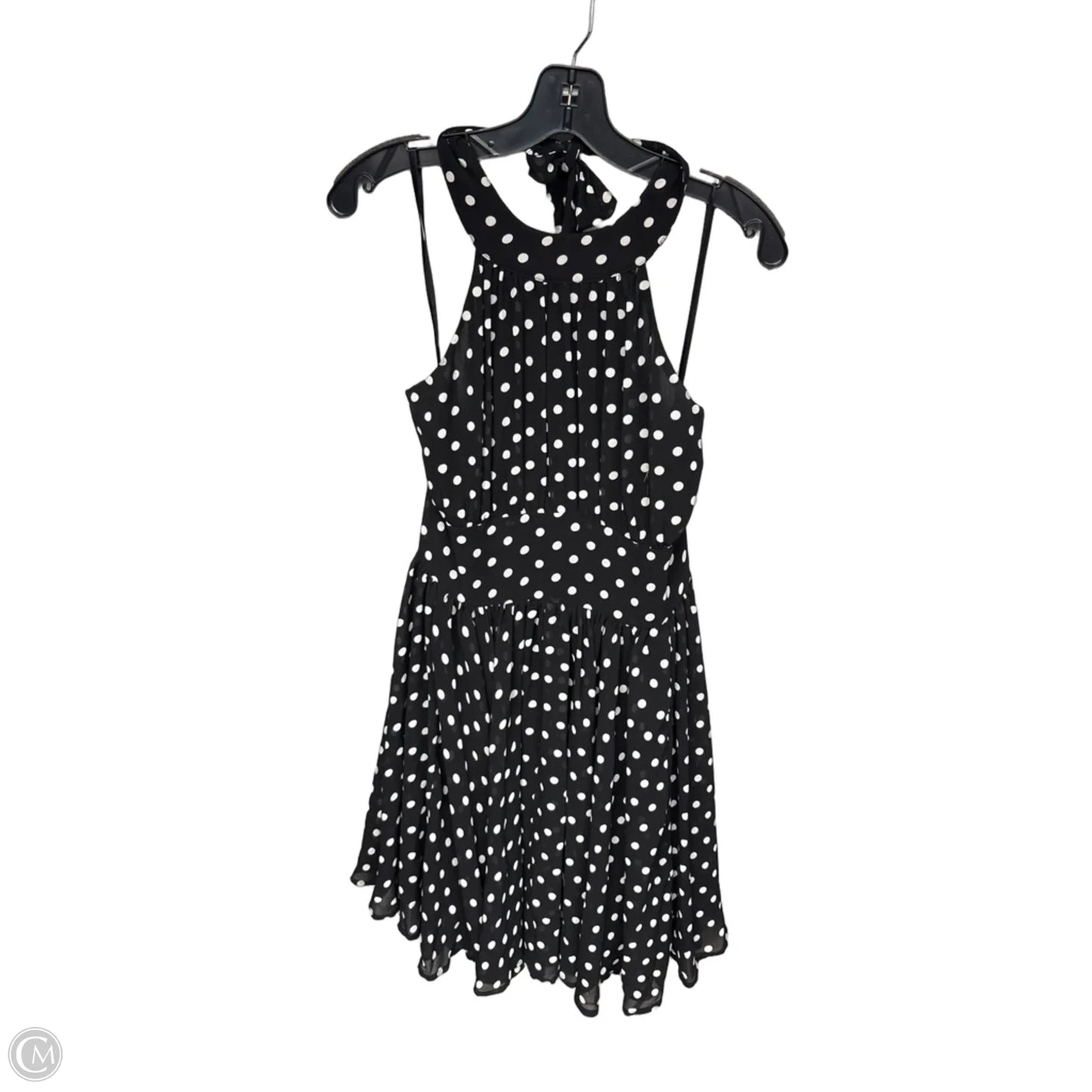 Dress Party Short By Moda Intl In Polkadot Pattern, Size: L