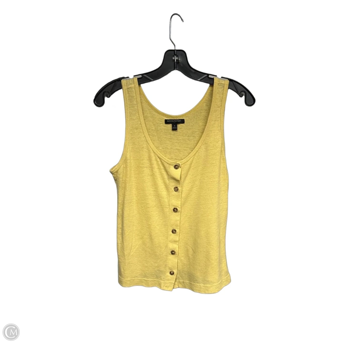 Tank Top By Banana Republic In Yellow, Size: S