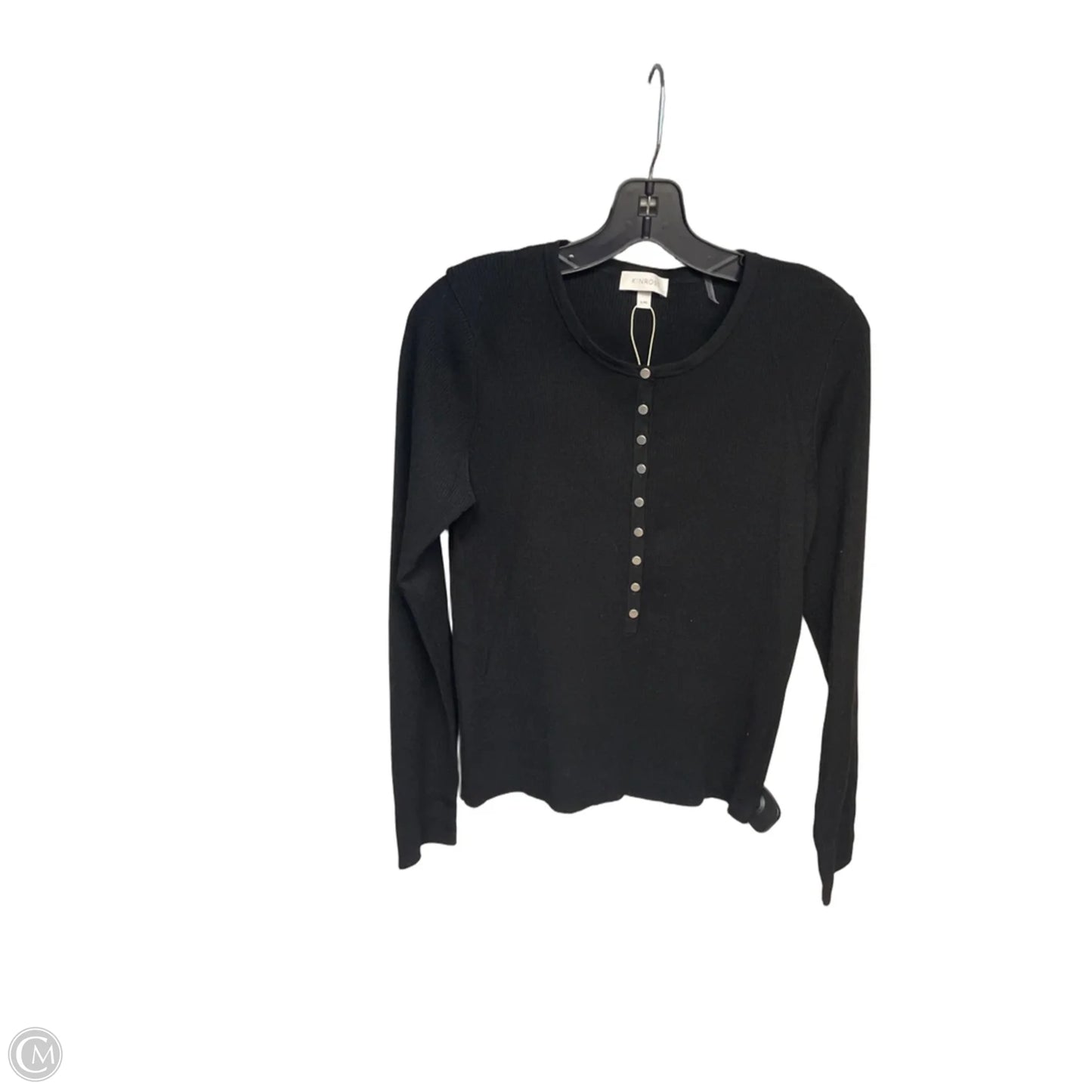 Top Long Sleeve By Clothes Mentor In Black, Size: L
