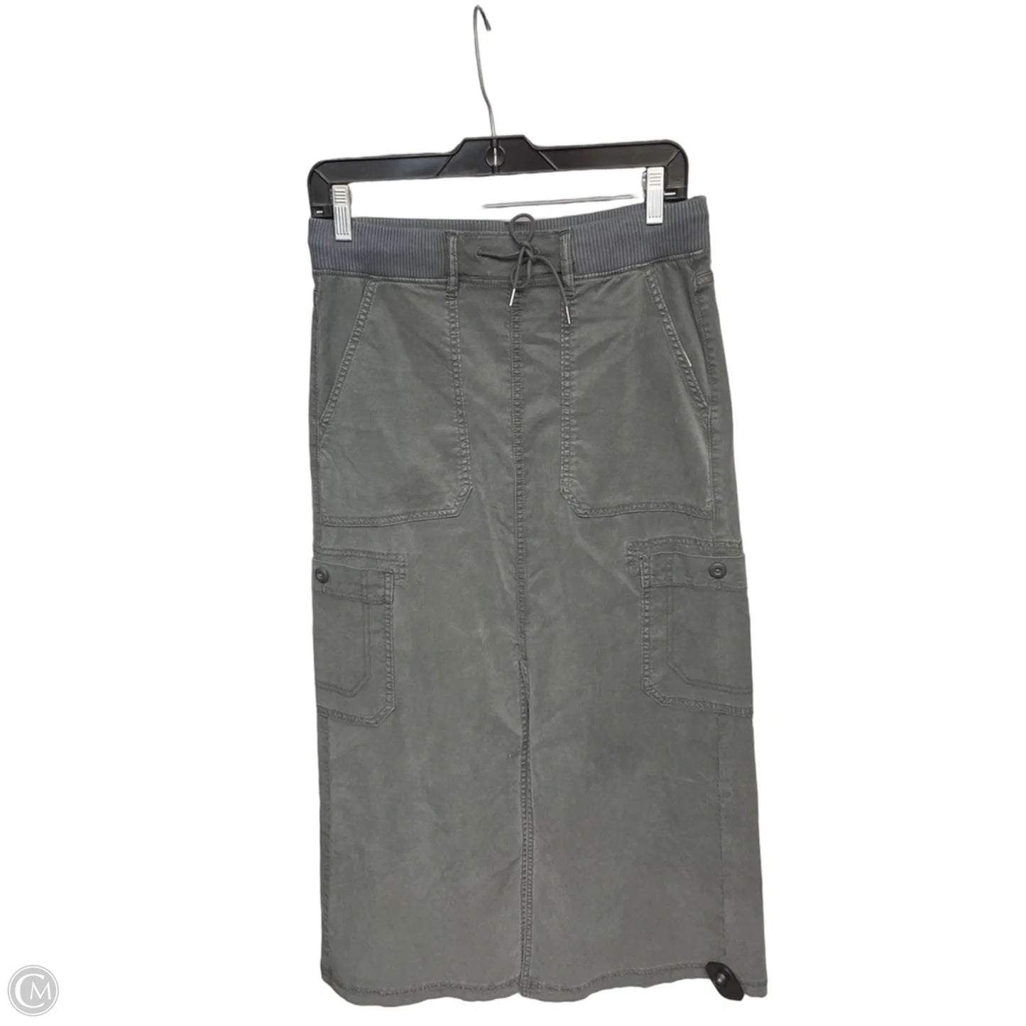 Skirt Midi By American Eagle In Grey, Size: 4