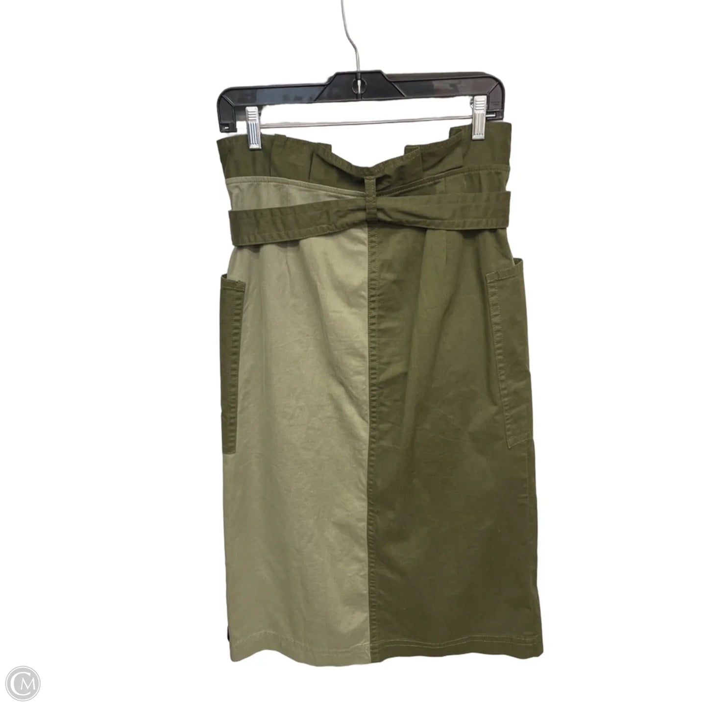 Skirt Midi By Banana Republic In Green, Size: 6