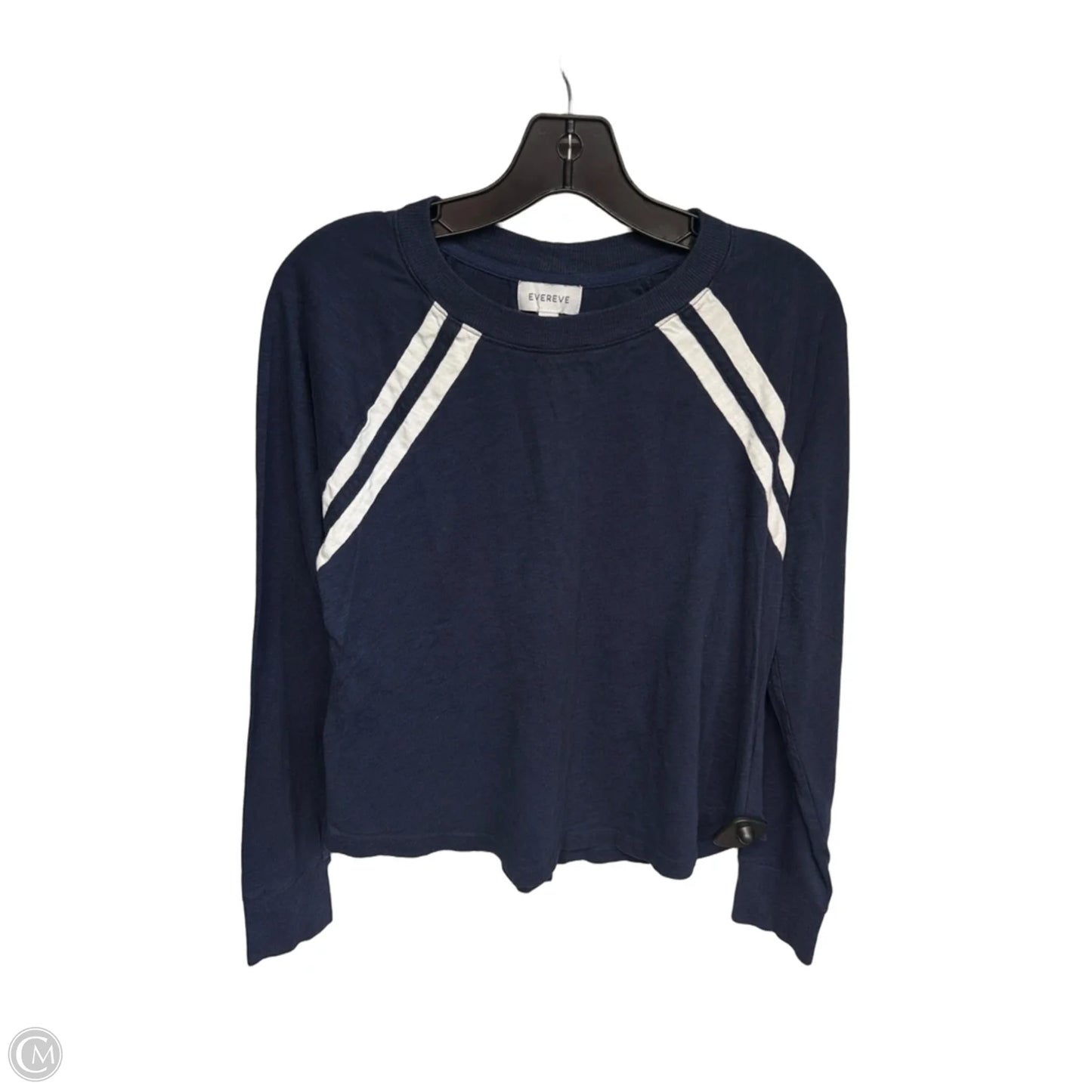 Top Long Sleeve By Evereve In Navy, Size: M