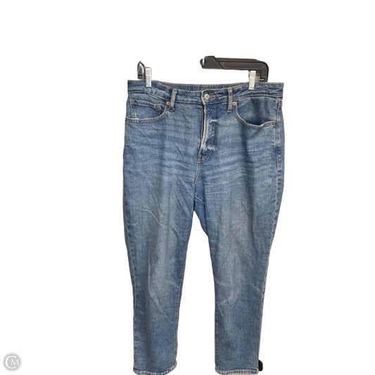 Jeans Straight By Old Navy In Blue Denim, Size: 12
