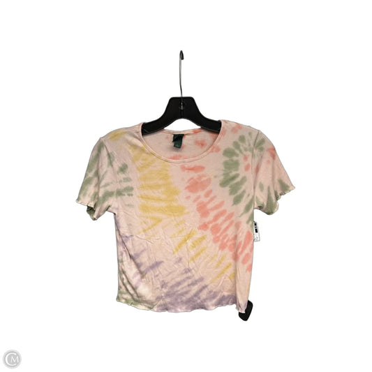 Top Short Sleeve Basic By Wild Fable In Pink, Size: M