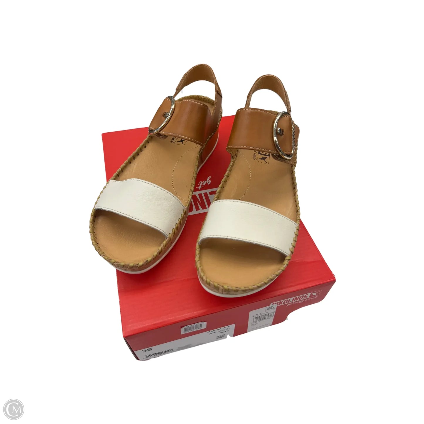 Sandals Heels Wedge By Pikolinos In Brown, Size: 9