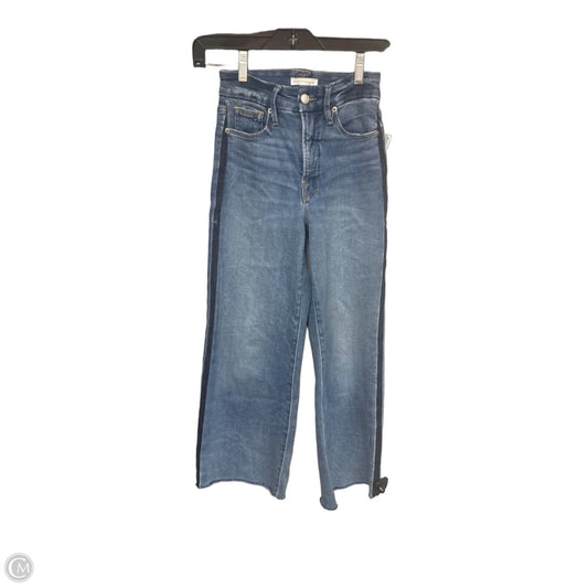 Jeans Flared By Good American In Blue Denim, Size: 24