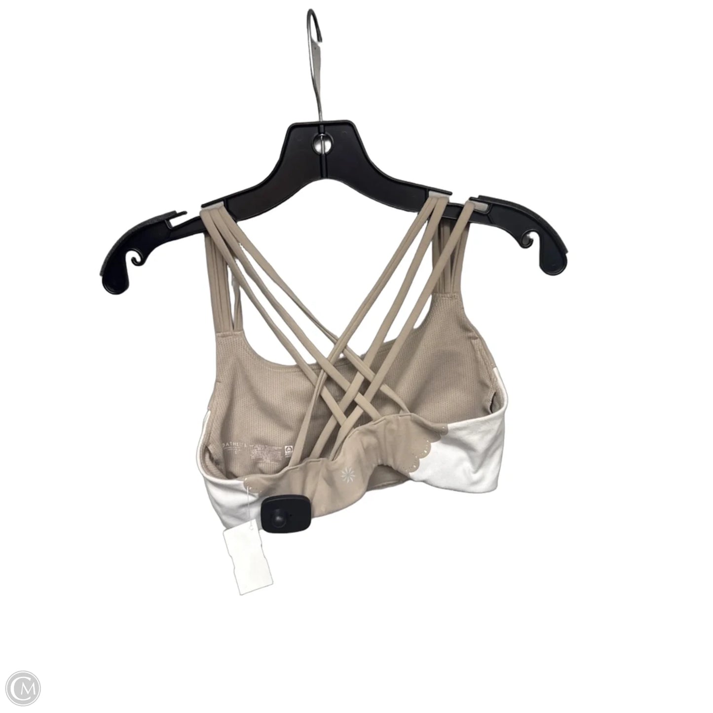 Athletic Bra By Athleta In Cream, Size: S