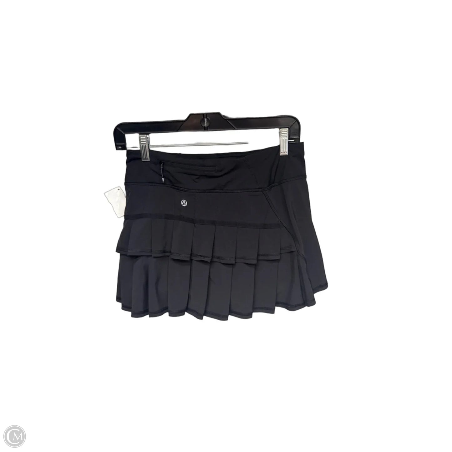 Athletic Skort By Lululemon In Black, Size: 4