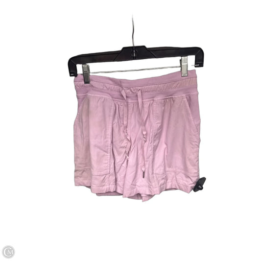 Athletic Shorts By Lululemon In Pink, Size: 4