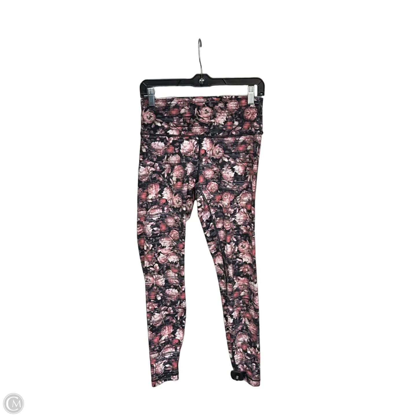 Athletic Leggings By Lululemon In Floral Print, Size: 10