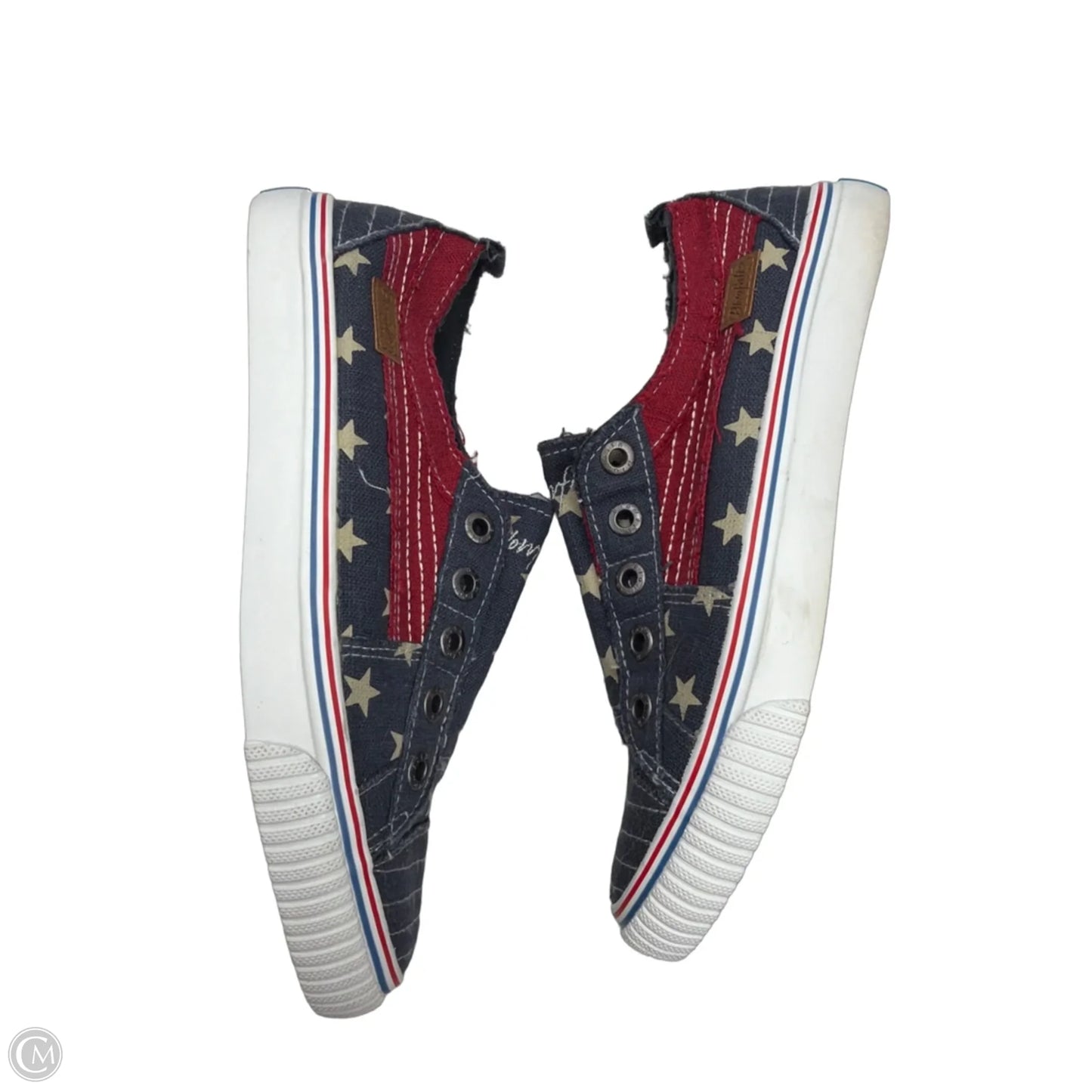 Shoes Sneakers By Blowfish In Blue Red & White, Size: 9