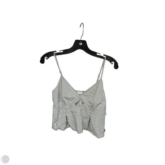 Tank Top By American Eagle In Grey & White, Size: Sp