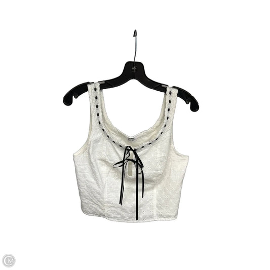 Top Sleeveless By Cotton On In White, Size: 4