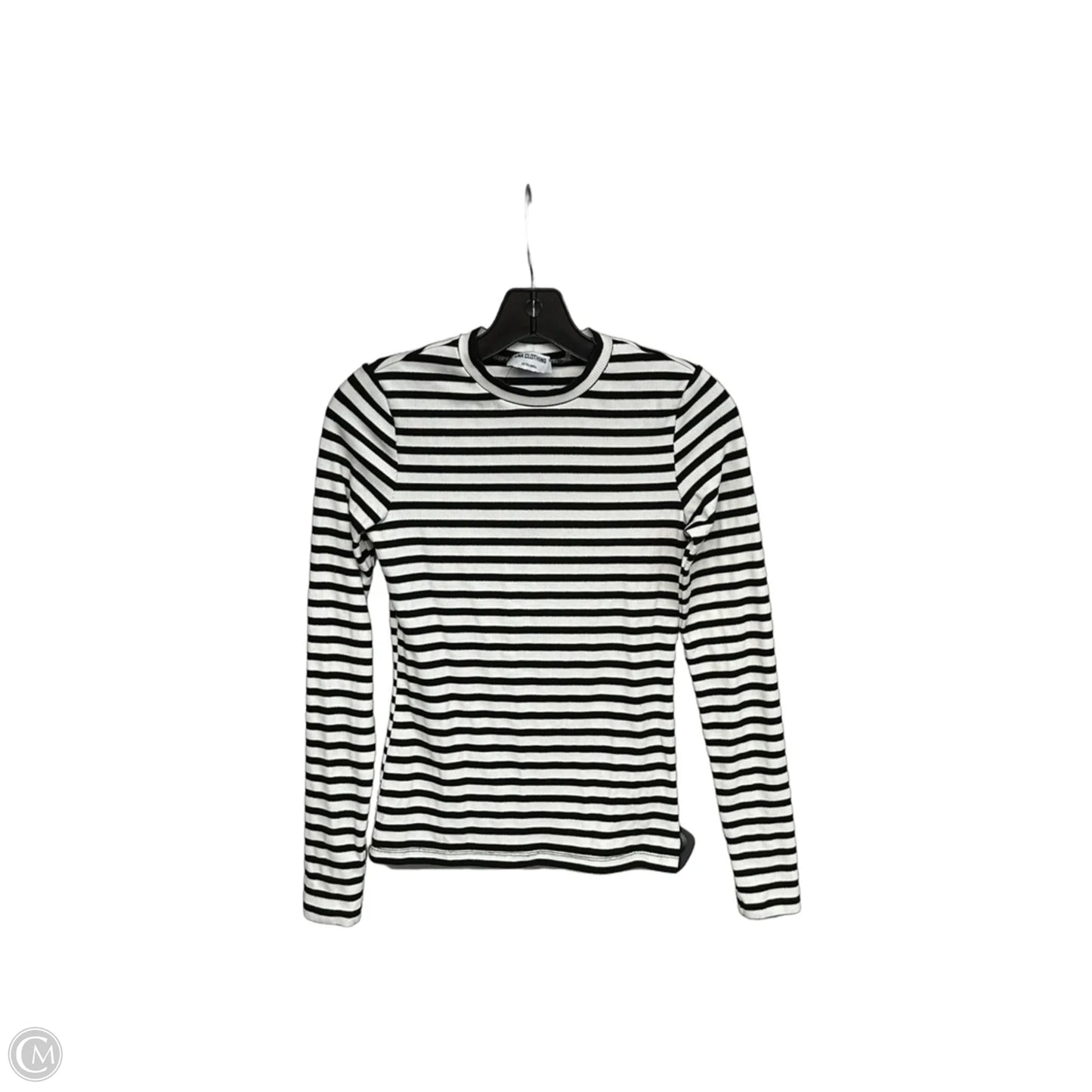 Top Long Sleeve By Lna In Black & White, Size: Xs