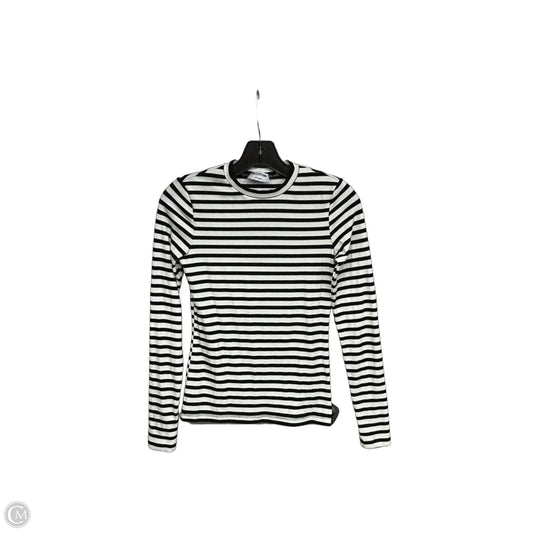 Top Long Sleeve By Lna In Black & White, Size: Xs
