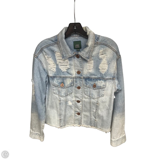 Jacket Denim By Wild Fable In Blue Denim, Size: Xs