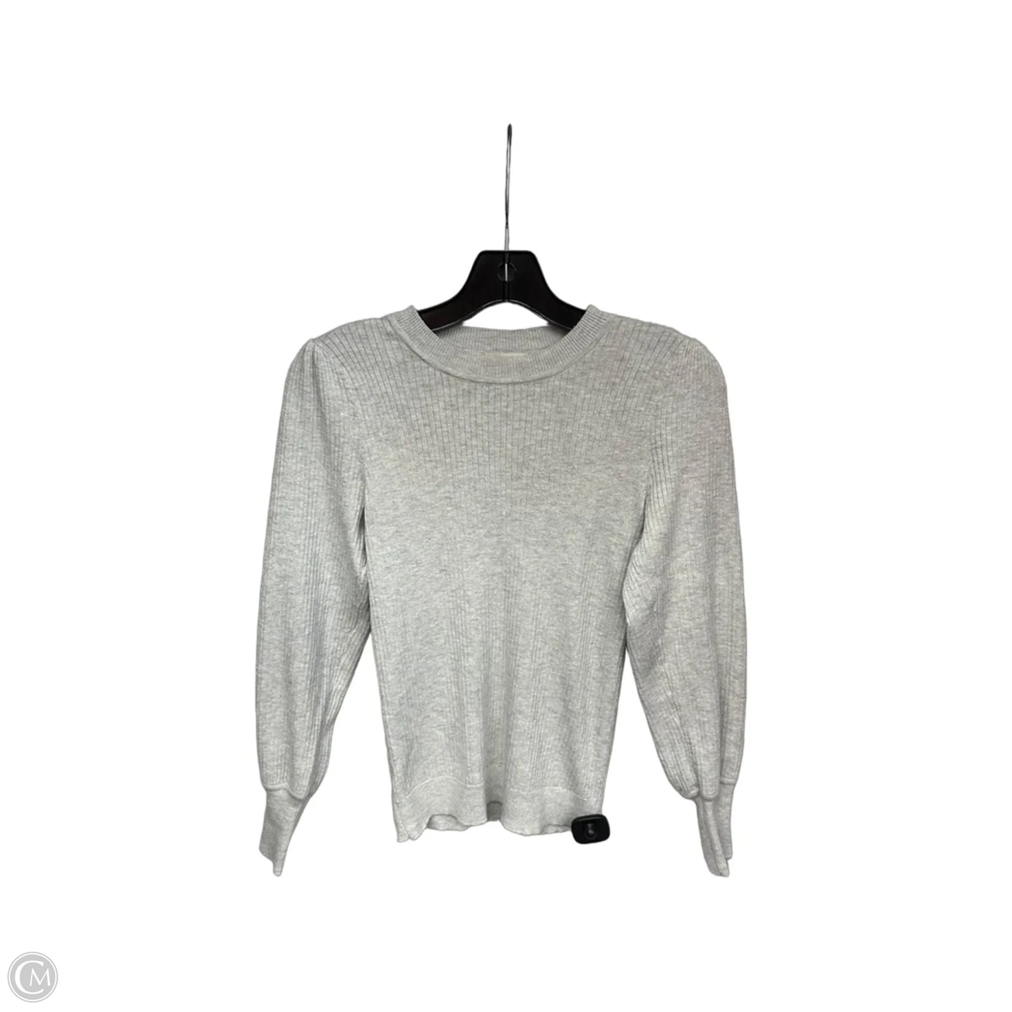 Sweater By Loft In Silver, Size: Xs
