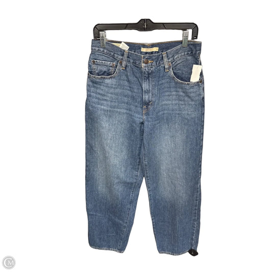 Jeans Straight By Levis In Blue Denim, Size: 4
