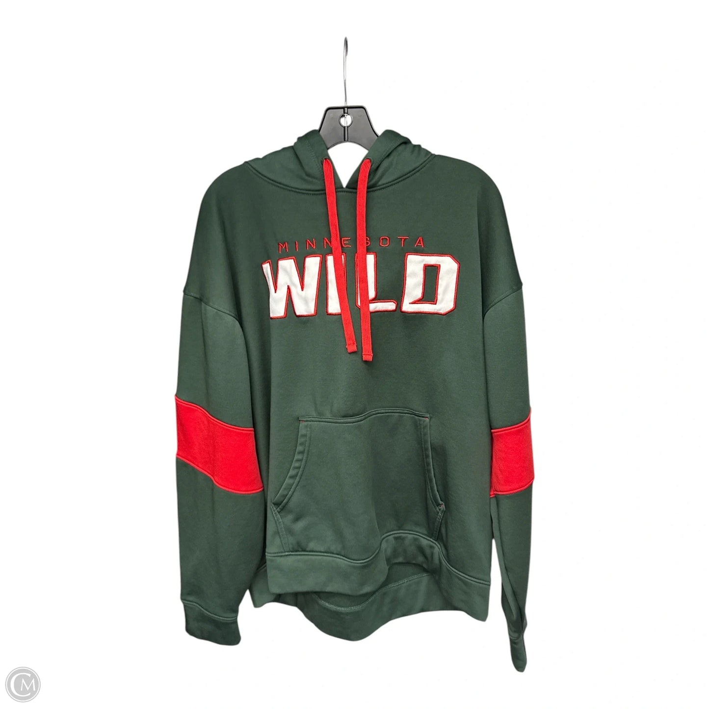 Sweatshirt Hoodie By Nhl In Green & Red, Size: Xl
