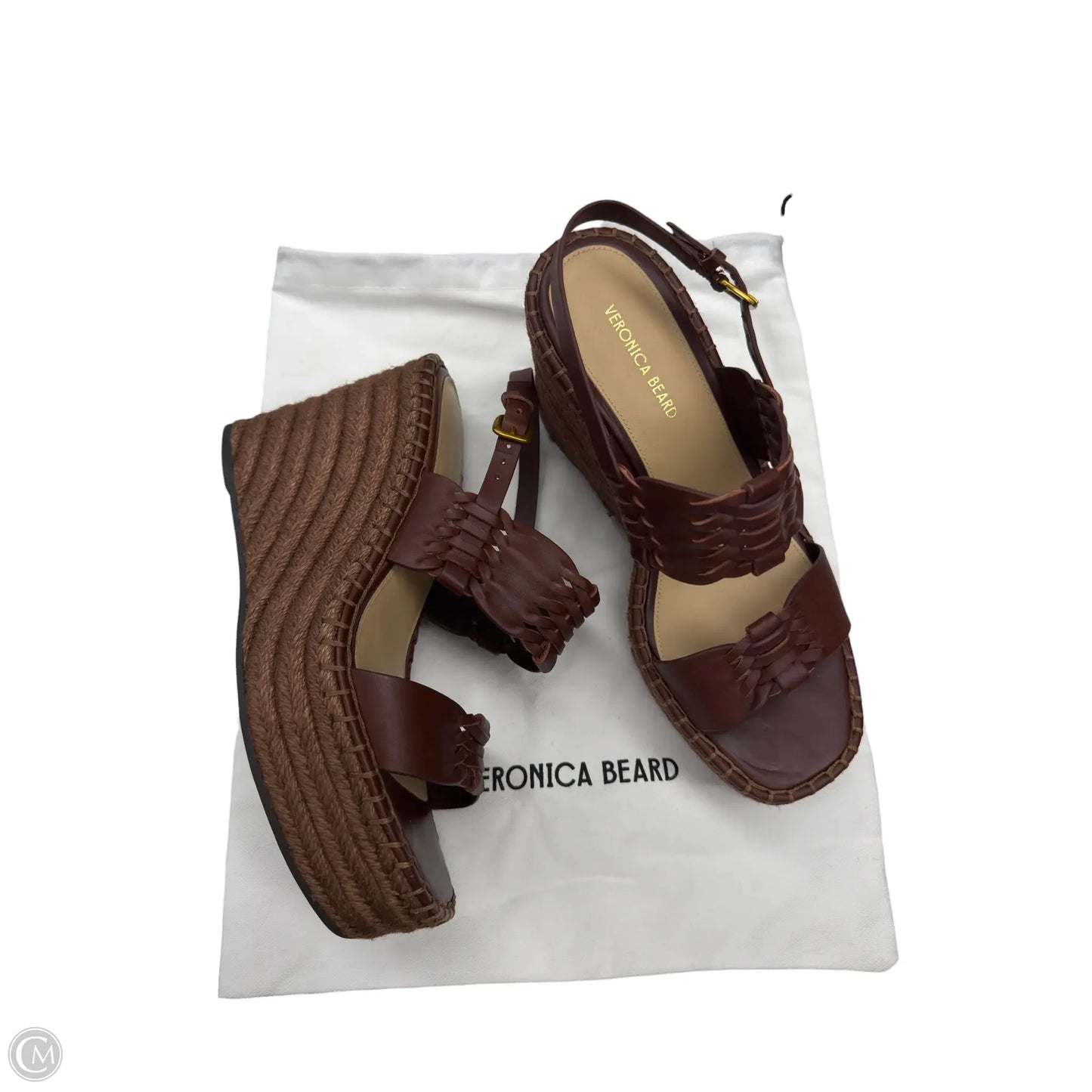 Shoes Designer By Veronica Beard In Brown, Size: 7