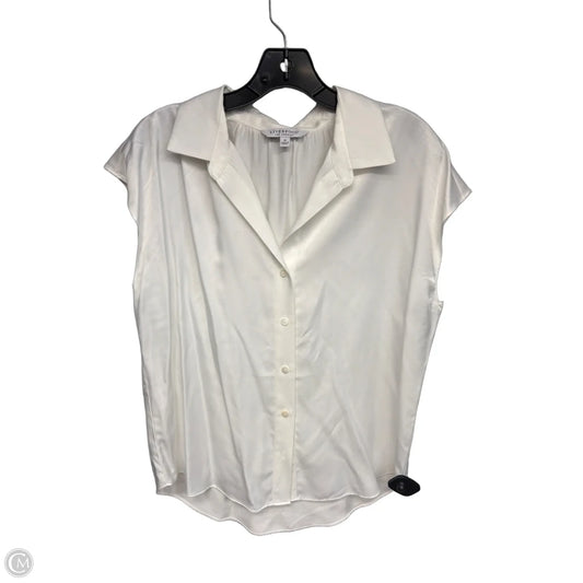 Top Short Sleeve By Liverpool In White, Size: M