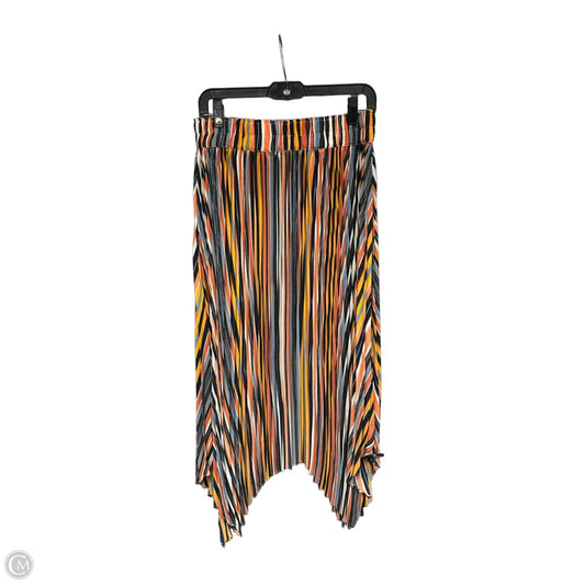 Skirt Maxi By Nine West In Orange & Pink, Size: L
