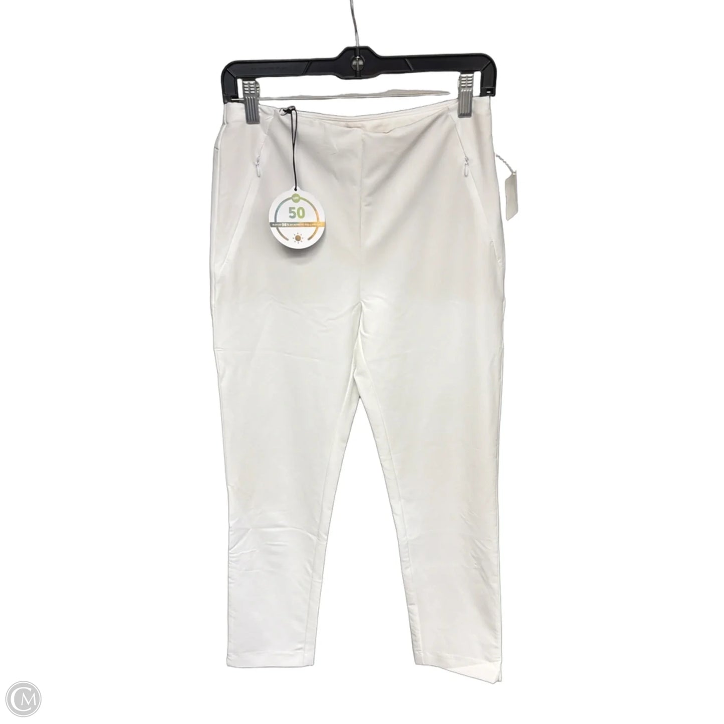 Athletic Capris By Tail In White, Size: 4