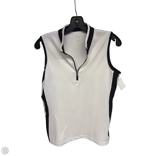 Athletic Tank Top By Tail In White, Size: M