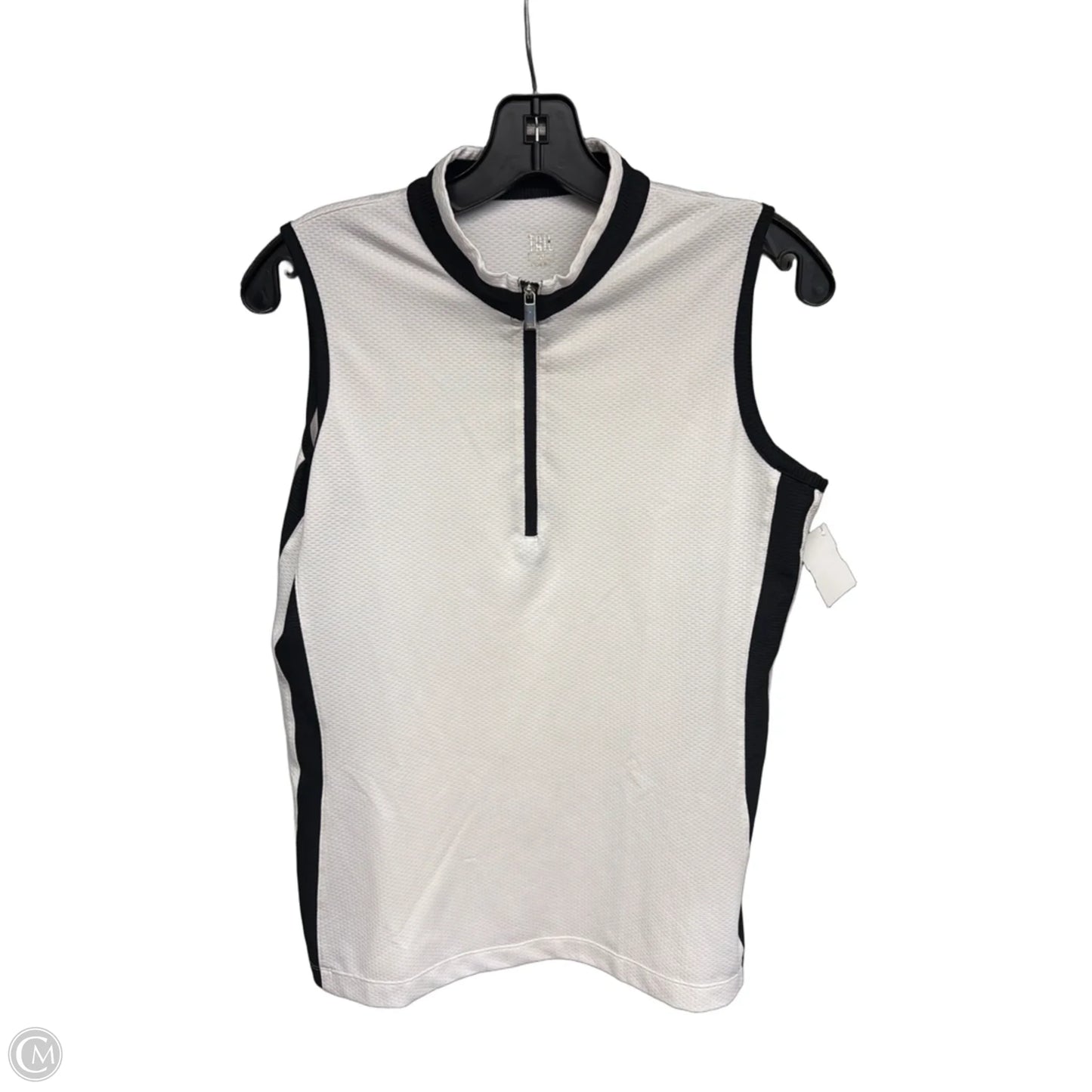 Athletic Tank Top By Tail In White, Size: M