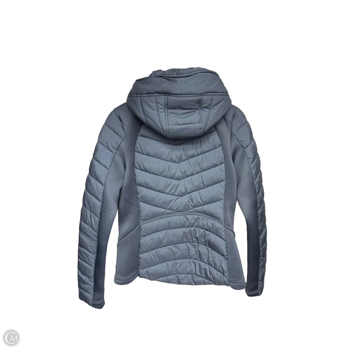 Jacket Puffer & Quilted By Bernardo In Blue, Size: M