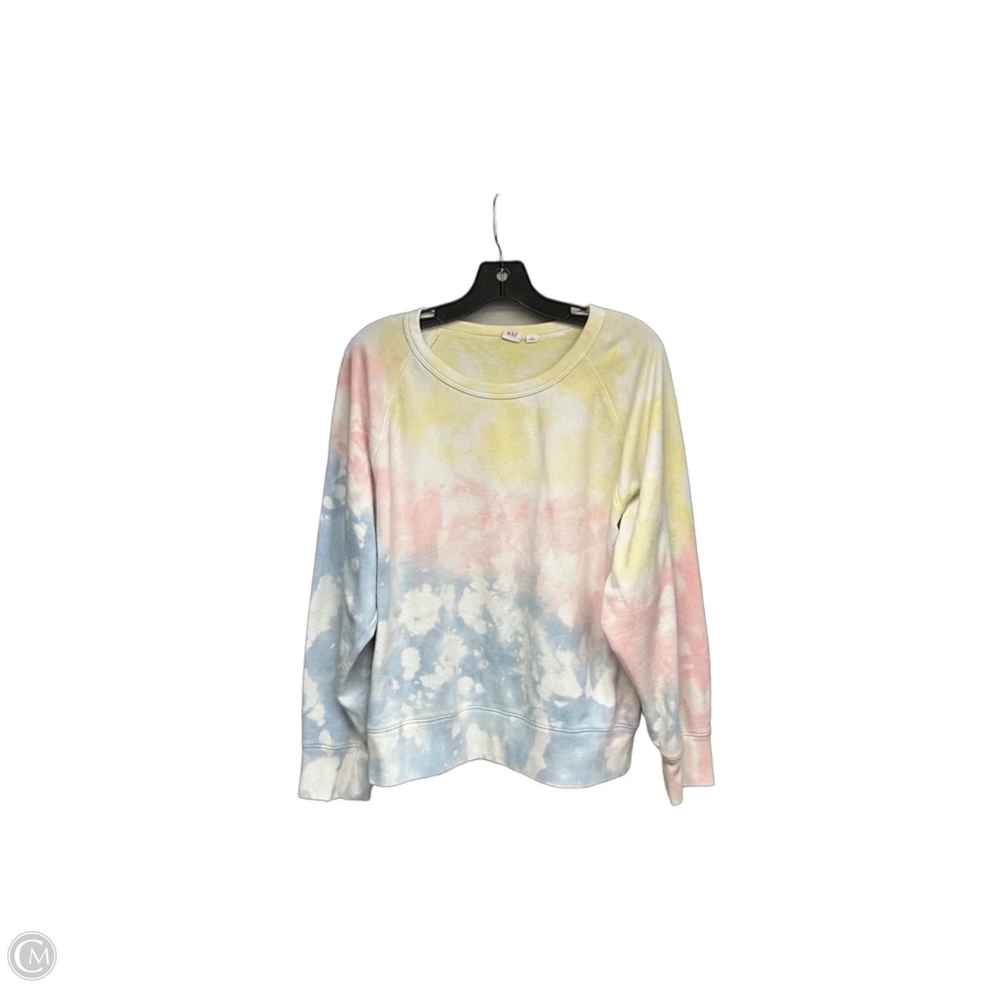 Sweater By Gap In Tie Dye Print, Size: L