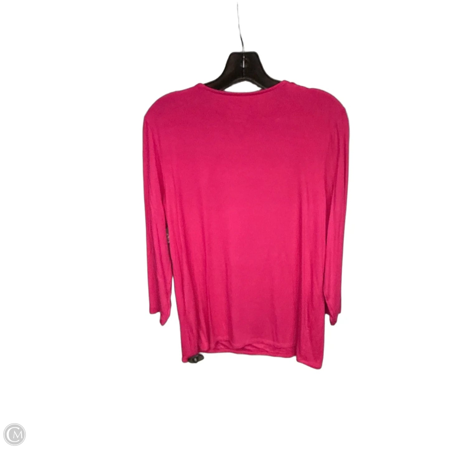Top Long Sleeve By Chicos In Pink, Size: L