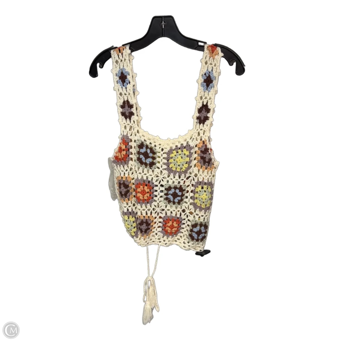 Top Sleeveless By Pol In Cream, Size: L