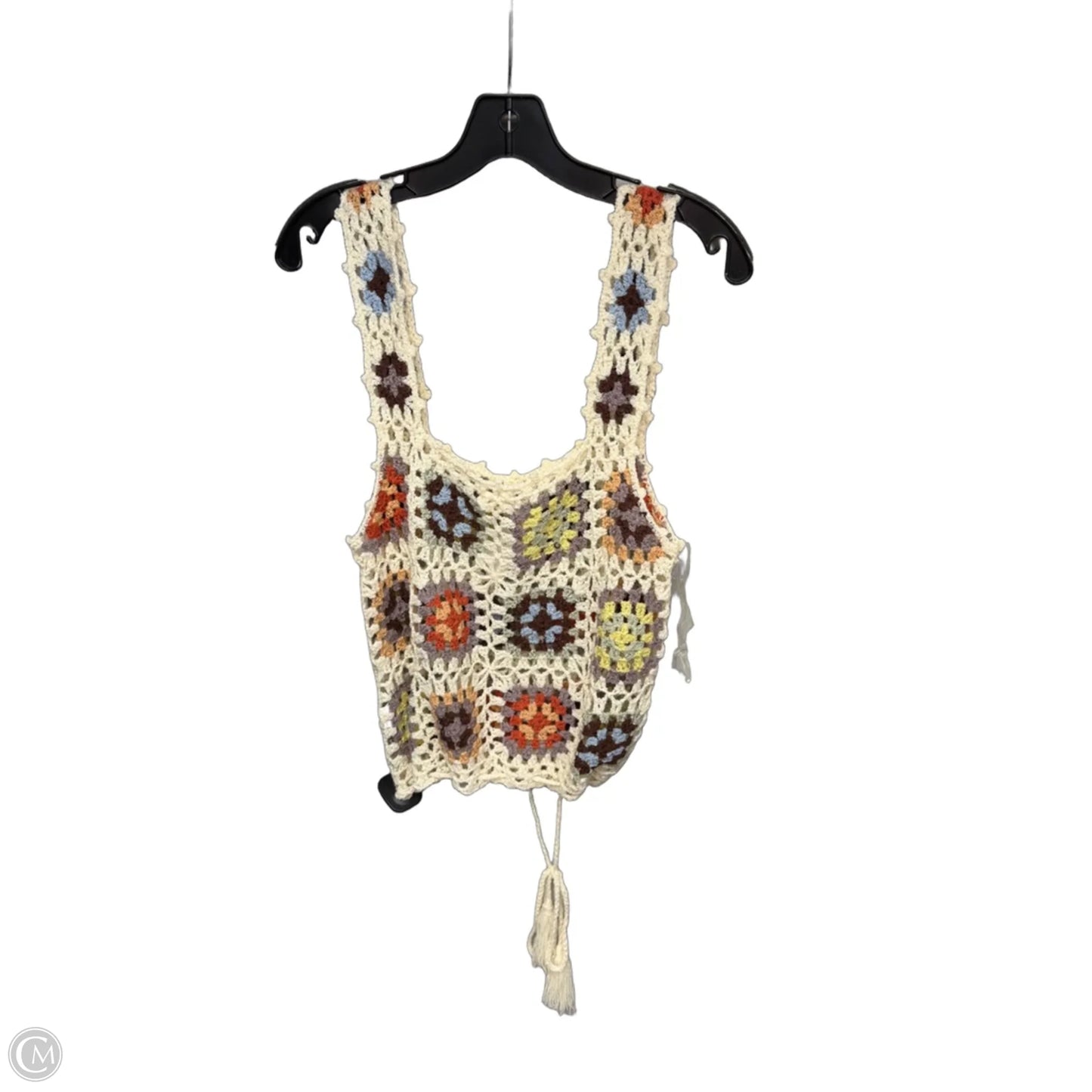 Top Sleeveless By Pol In Cream, Size: L