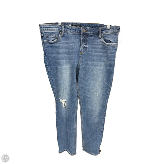 Jeans Boyfriend By Kut In Blue Denim, Size: 16