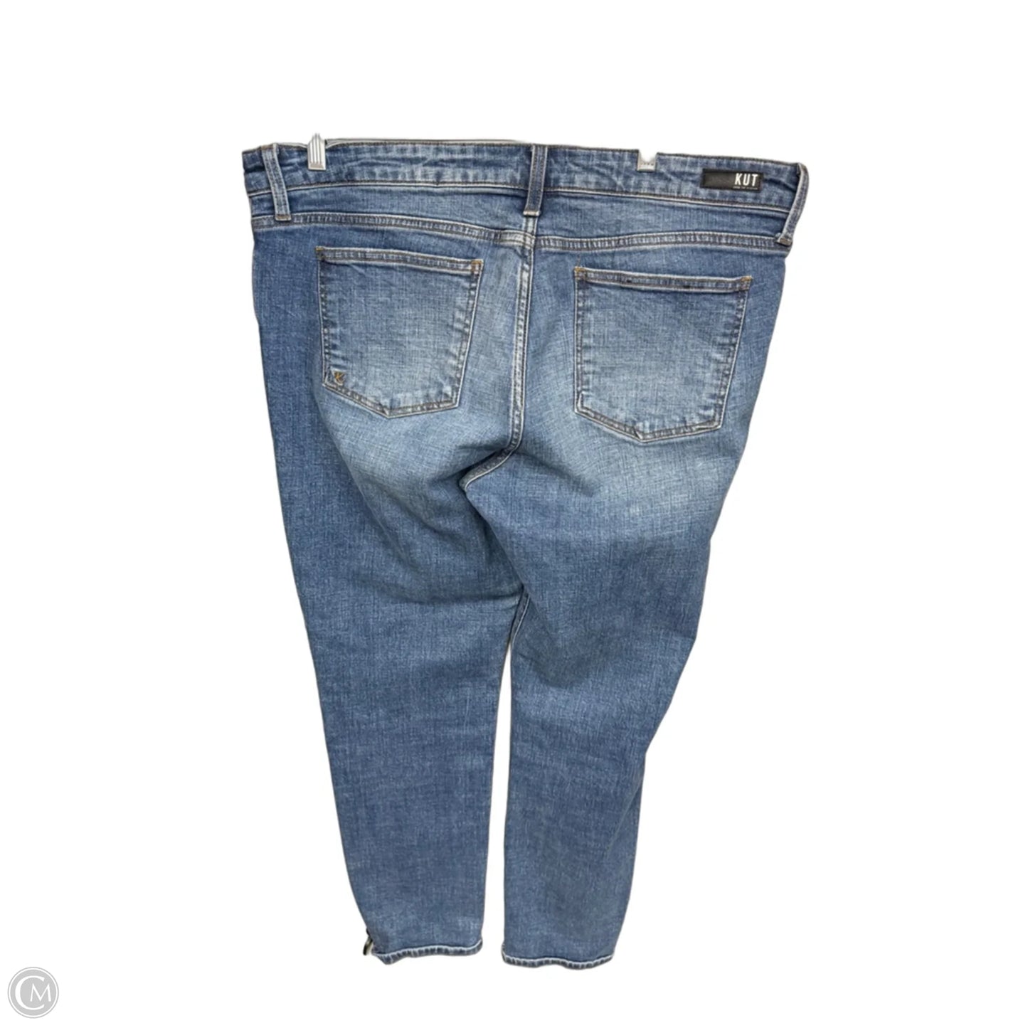 Jeans Boyfriend By Kut In Blue Denim, Size: 16