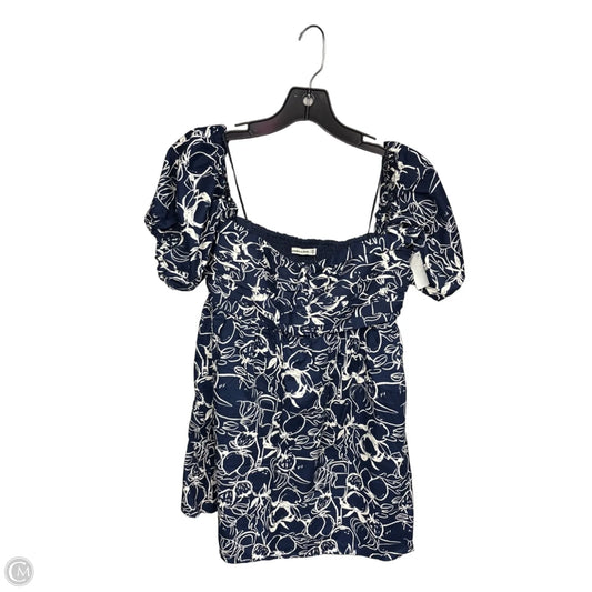 Dress Casual Short By Abercrombie And Fitch In Blue, Size: M