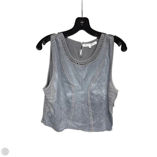 Top Sleeveless By Clothes Mentor In Blue, Size: M
