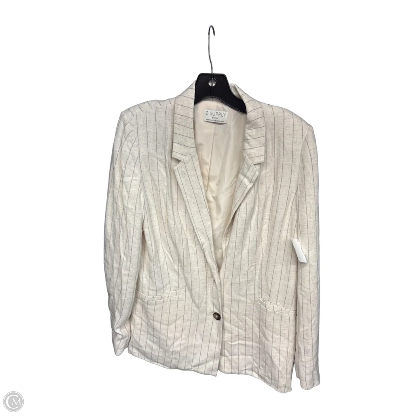Blazer By Z Supply In Cream, Size: S