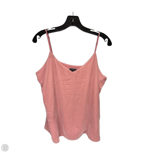 Top Sleeveless By Ann Taylor In Pink, Size: M