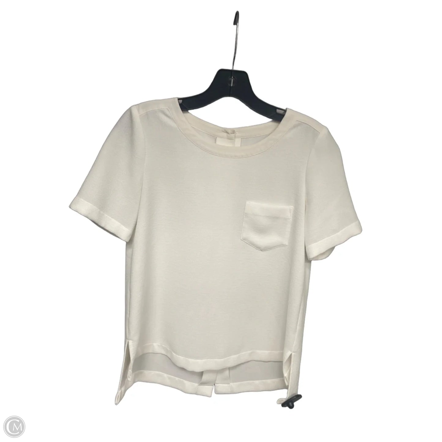 Top Short Sleeve By Madewell In White, Size: Xs