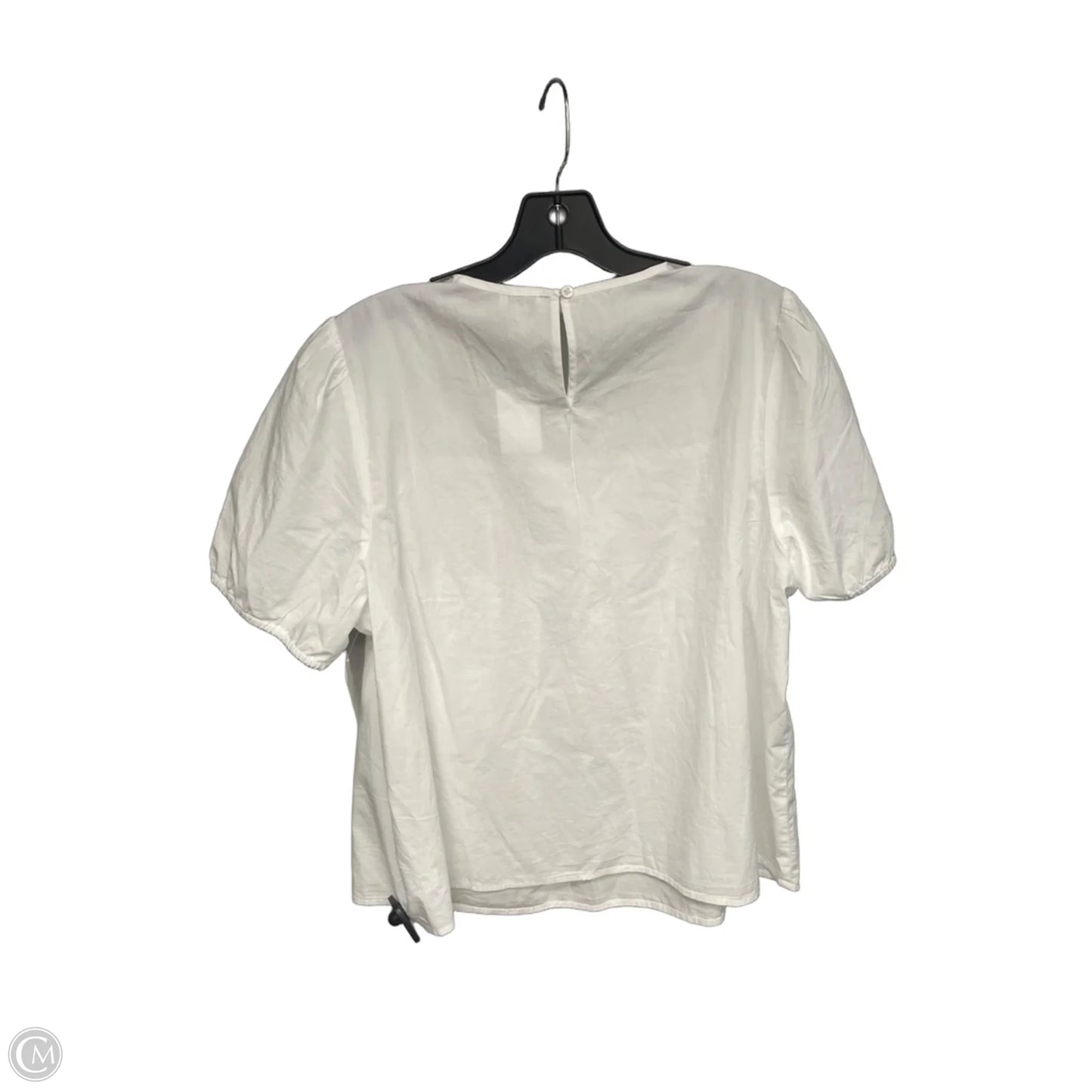 Top Short Sleeve By J. Crew In White, Size: Xl