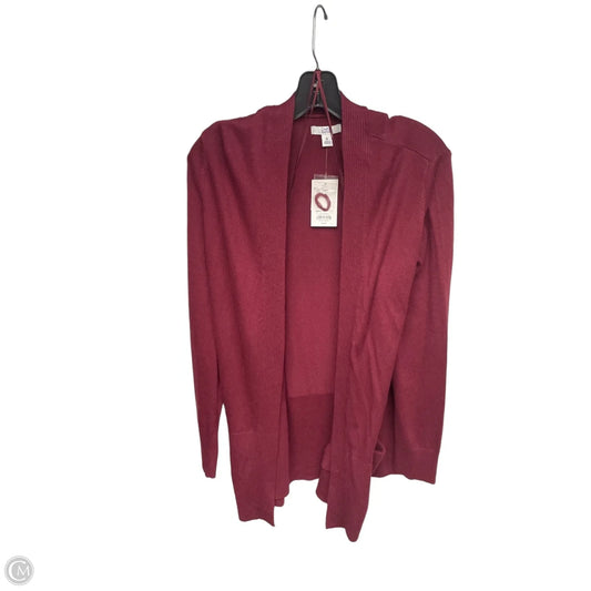 Cardigan By Croft And Barrow In Red, Size: Xl